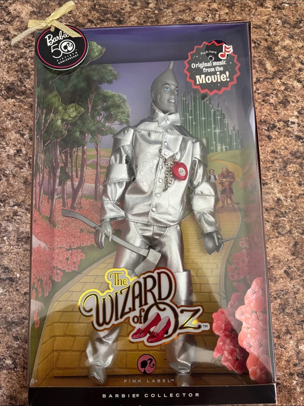 Barbie Silver Tin Man Kids Costume - Barbie Collector Wizard of Oz
